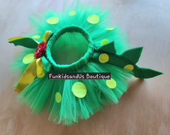 Green Tutu Skirt- Dinosaur skirt - Dinosaur Costume - Dinosaur tutu skirt - Baby dinosaur skirt