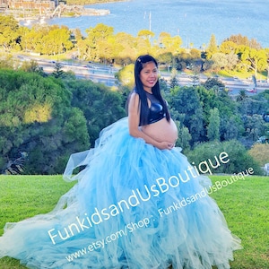 Extra Full Long Train Tutu -Maternity  Tutu prop - Maternity Tutu - Photoprop Tutu - Adult Smash Tutu - Choose color