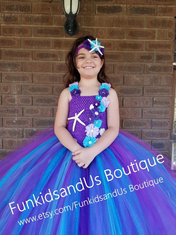 Mermaid tutu shop birthday outfit