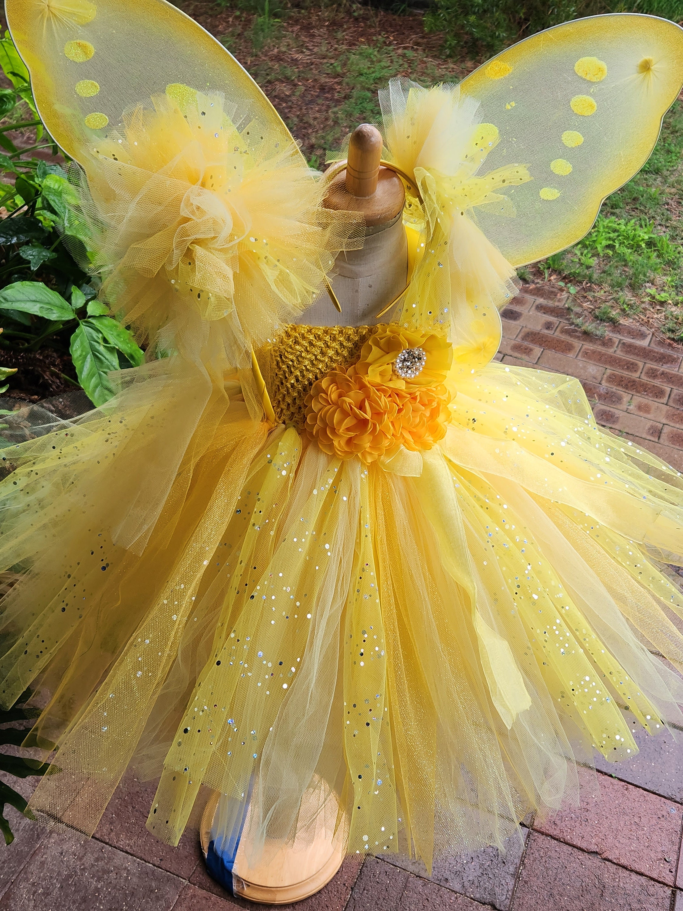 yellow fairy dress for women Do Long GREEN FAIRY DRESS main image 0