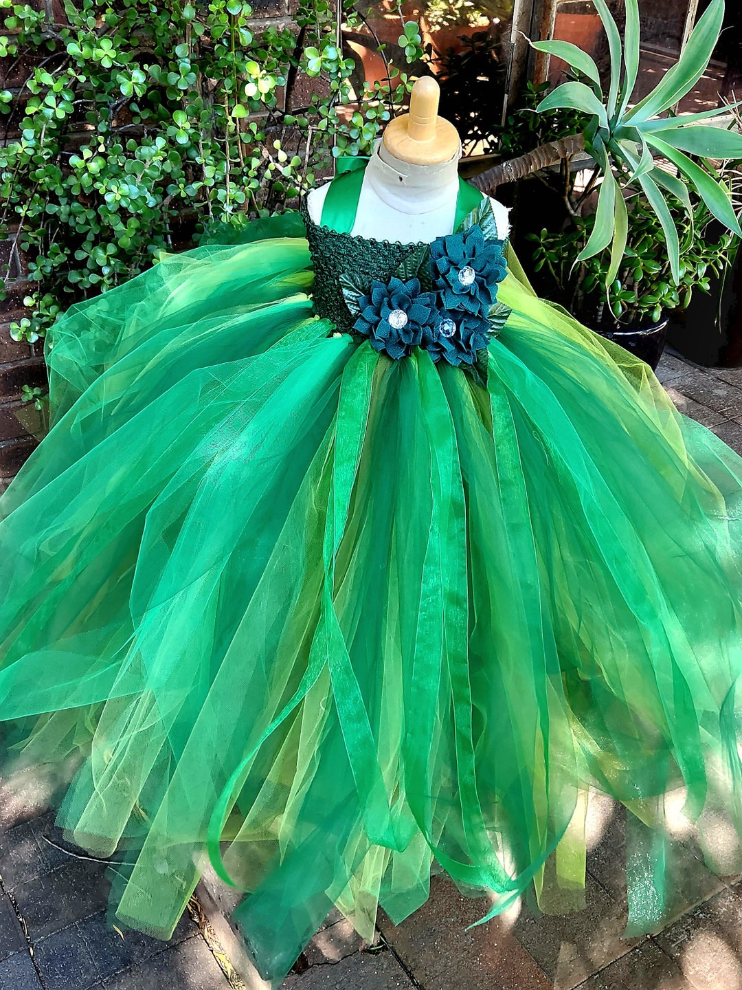 Magical Friends Furry Dress - Muted Green main image 0