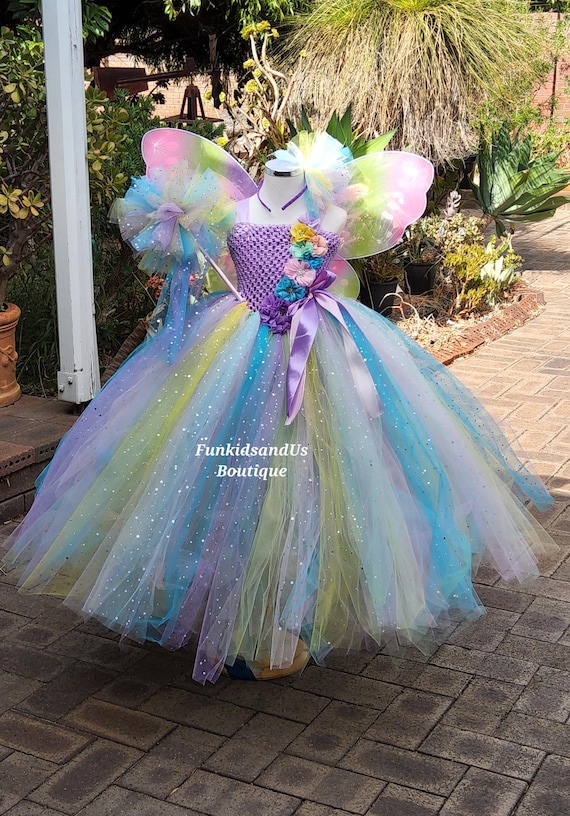 diy fairy tutu dress tulle Primavera Couture 4325 Size 12 Black Beaded Wrap Slit Prom Dress Backl –  Glass Slipper Formals main image 1