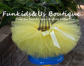 Gele Baby Tutu-pasgeboren Tutu, fotografie Prop, verjaardag Tutu-peuter-meisje gele Tutu