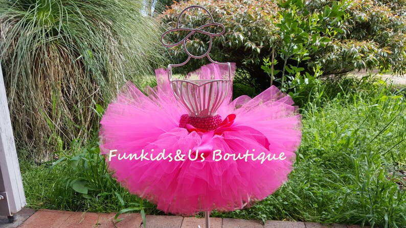 Baby Hot Pink Tutu Skirt,wedding tutus, Newborn Tutu skirt, toddler, girl Hot pink Tutu image 1