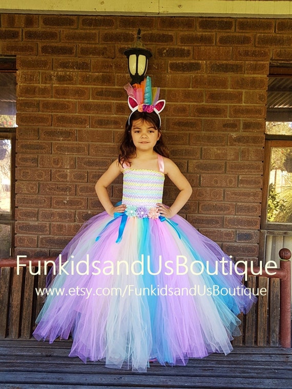 unicorn tulle dress