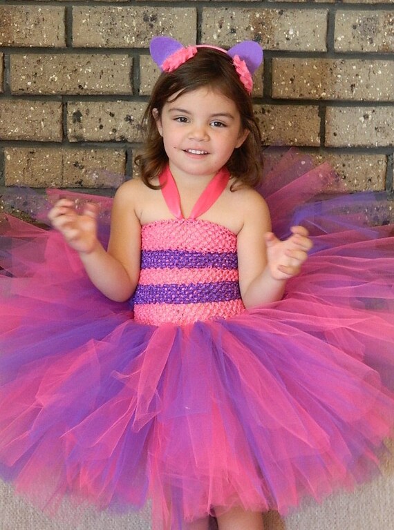 pink and violet tutu dress