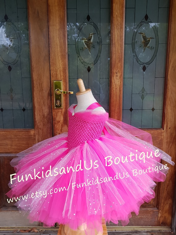 hot pink tutu dress