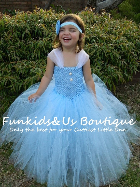 light blue color gown