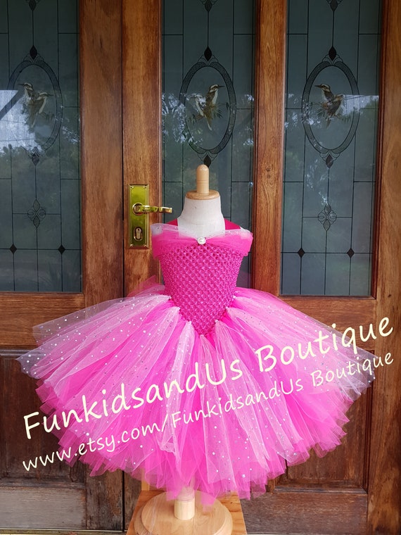 Hot Pink Tutu Dress Pink Tutu Dress Glittery Pink First Birthday Tutu First  Birthday Dress Choose Color - Etsy