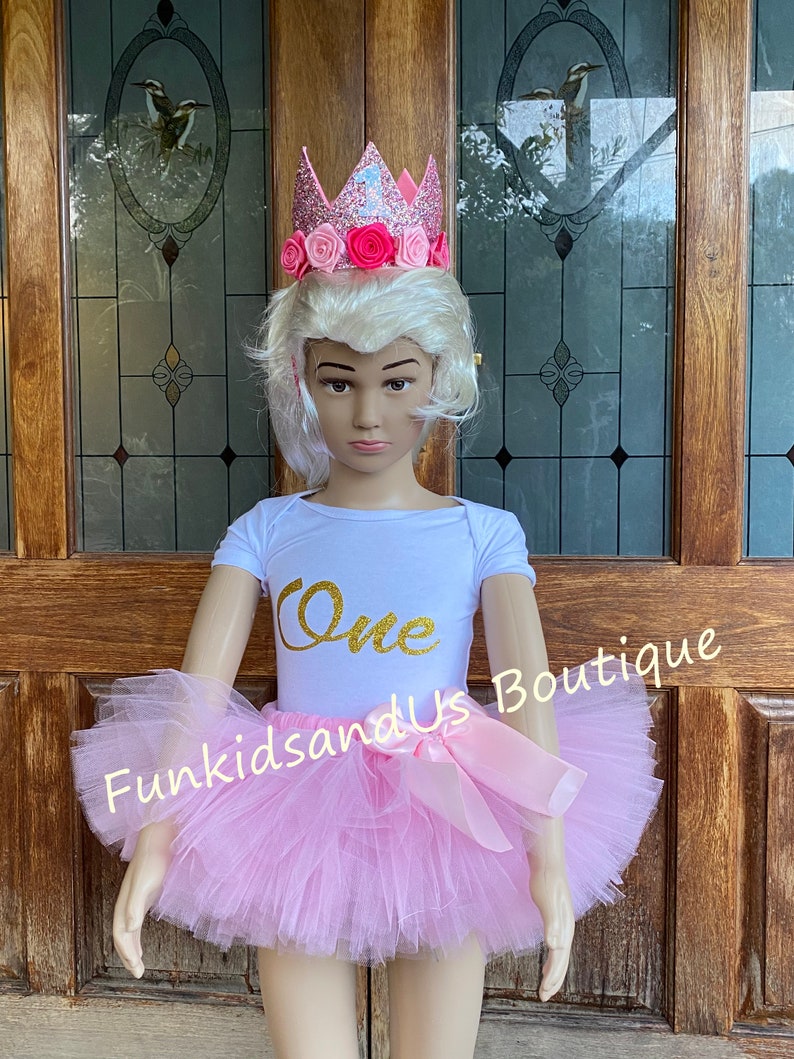 Personalized Birthday Felt Crown Birthday Crown Girl Crown Glitter Crown First Birthday Baby Crown