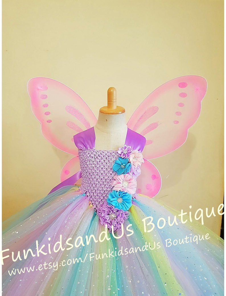 Pastel Fairy Tutu Dress Sparkly Fairy Tutu Pastel Glittery | Etsy