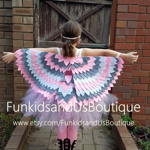 Pink Bird Costume Bird Costume Galah Bird Wings, Tail, Mask and Tutu ...