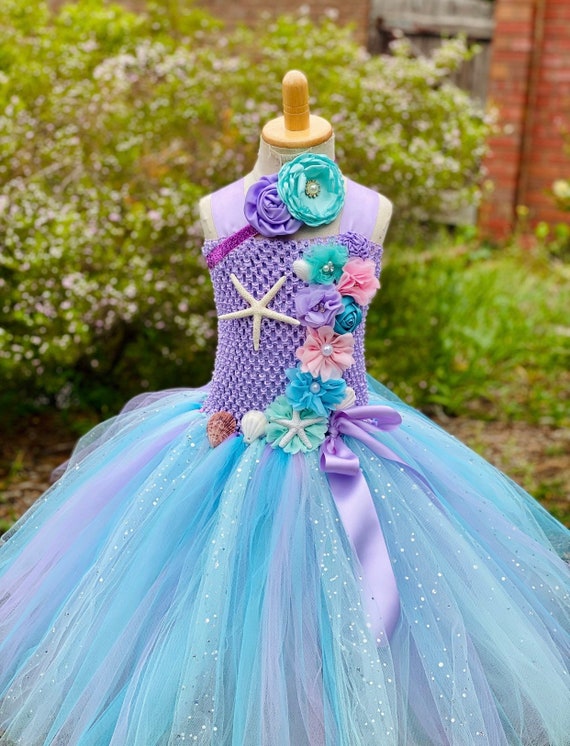 Girls mermaid party dress hotsell