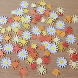 Sunshine Daisy Confetti: Party & Table Decoration