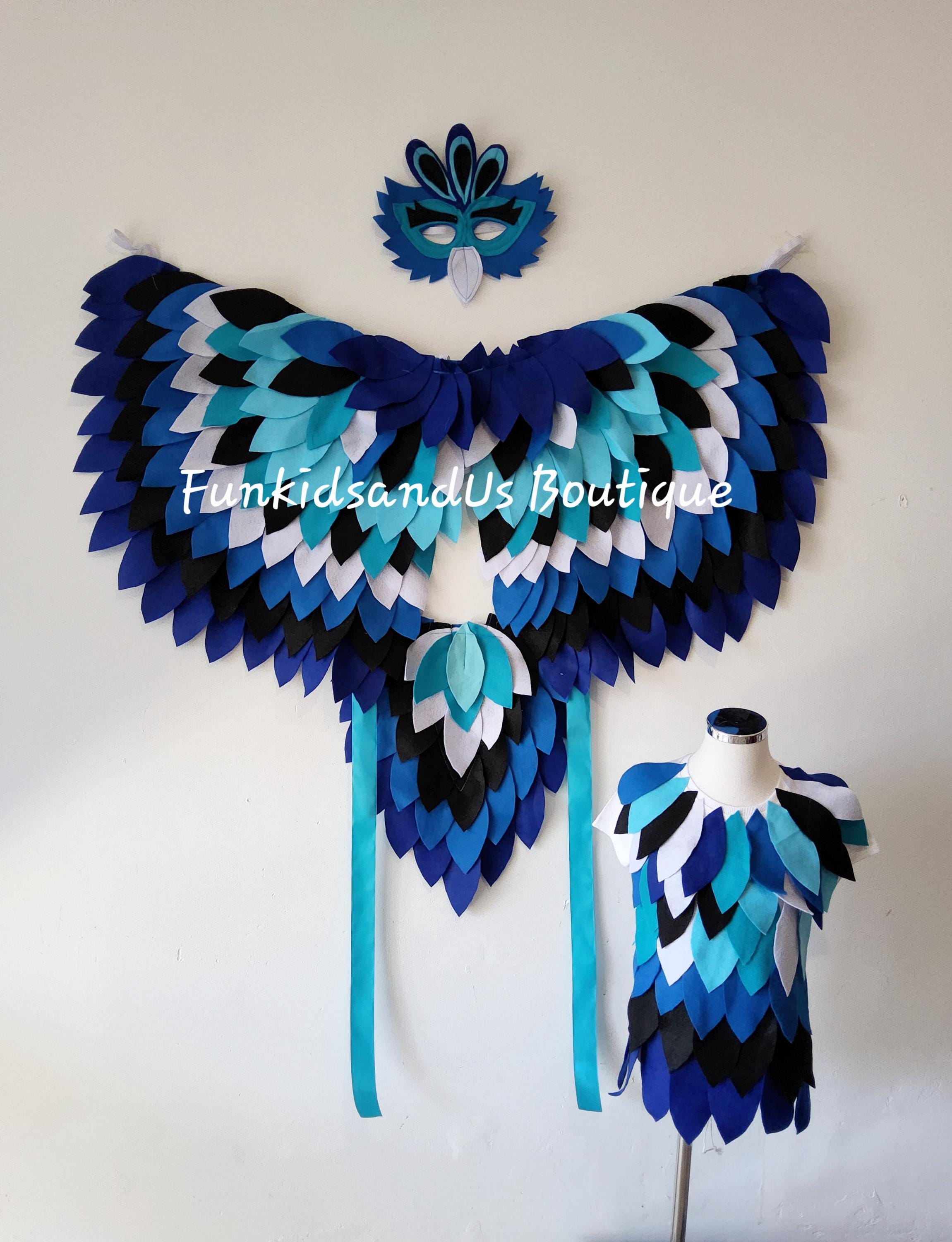 Déguisement Oiseau Bleu Pour Enfant 1-2 Ans - Grenouille, Chapeau, Pantalon Pieds - Arche De Noé Rubies