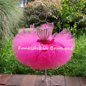 Baby Hot Pink Tutu Skirt,wedding tutus, Newborn Tutu skirt, toddler, girl Hot pink Tutu image 3