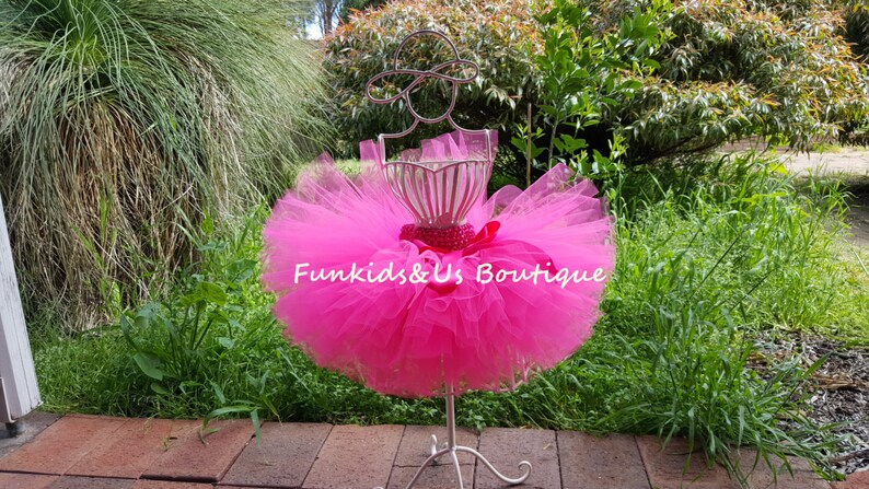 Baby Hot Pink Tutu Skirt,wedding tutus, Newborn Tutu skirt, toddler, girl Hot pink Tutu image 3