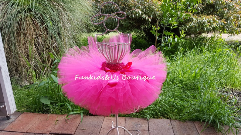 Baby Hot Pink Tutu Skirt,wedding tutus, Newborn Tutu skirt, toddler, girl Hot pink Tutu image 4