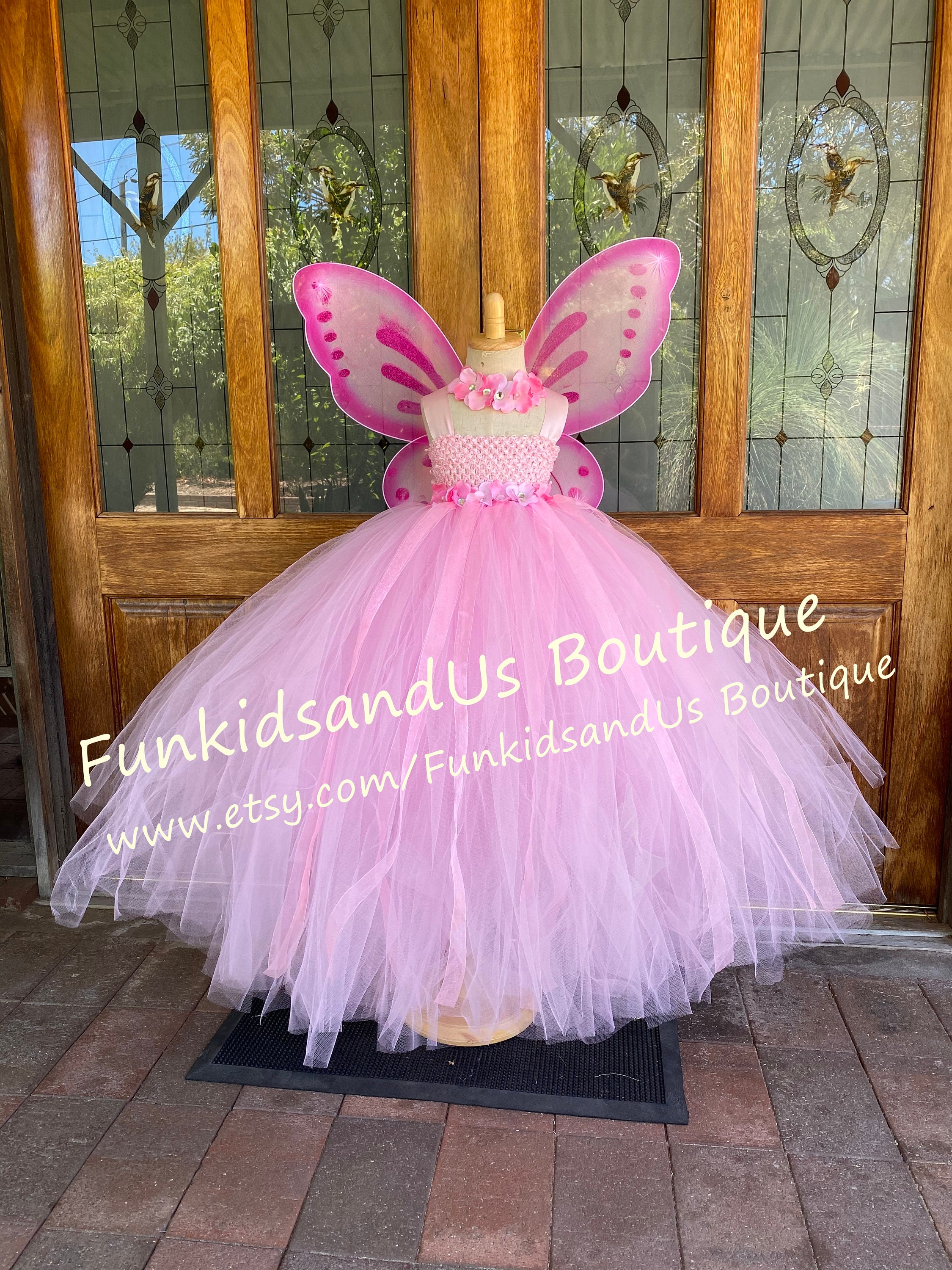 Fairy Blooms Deluxe Dress & Wings | Tickled Pink