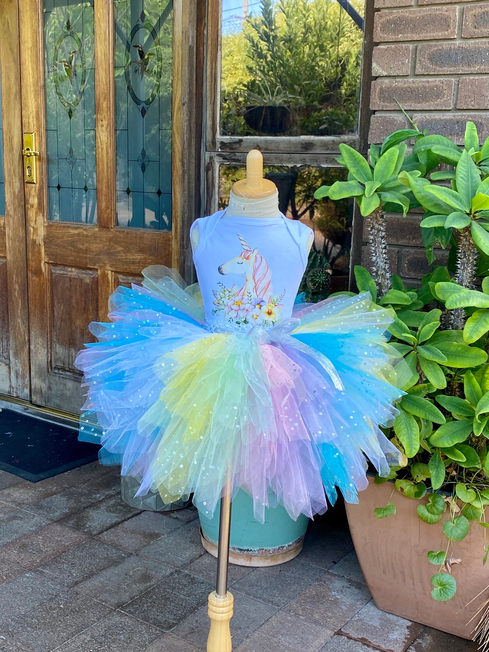 Unicorn Layered Skirt Unicorn Tutu Skirt Pastel Skirt Etsy Hong Kong