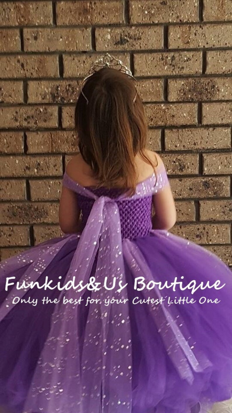 Purple Gown Tutu Dress princess Dress Stunning Purple Etsy