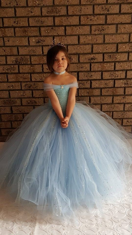 Buy Princess Cinderella Costume Toddler Girls Birthday Dress Up With Tiara  (3T 4T) Online at Low Prices in India - Amazon.in