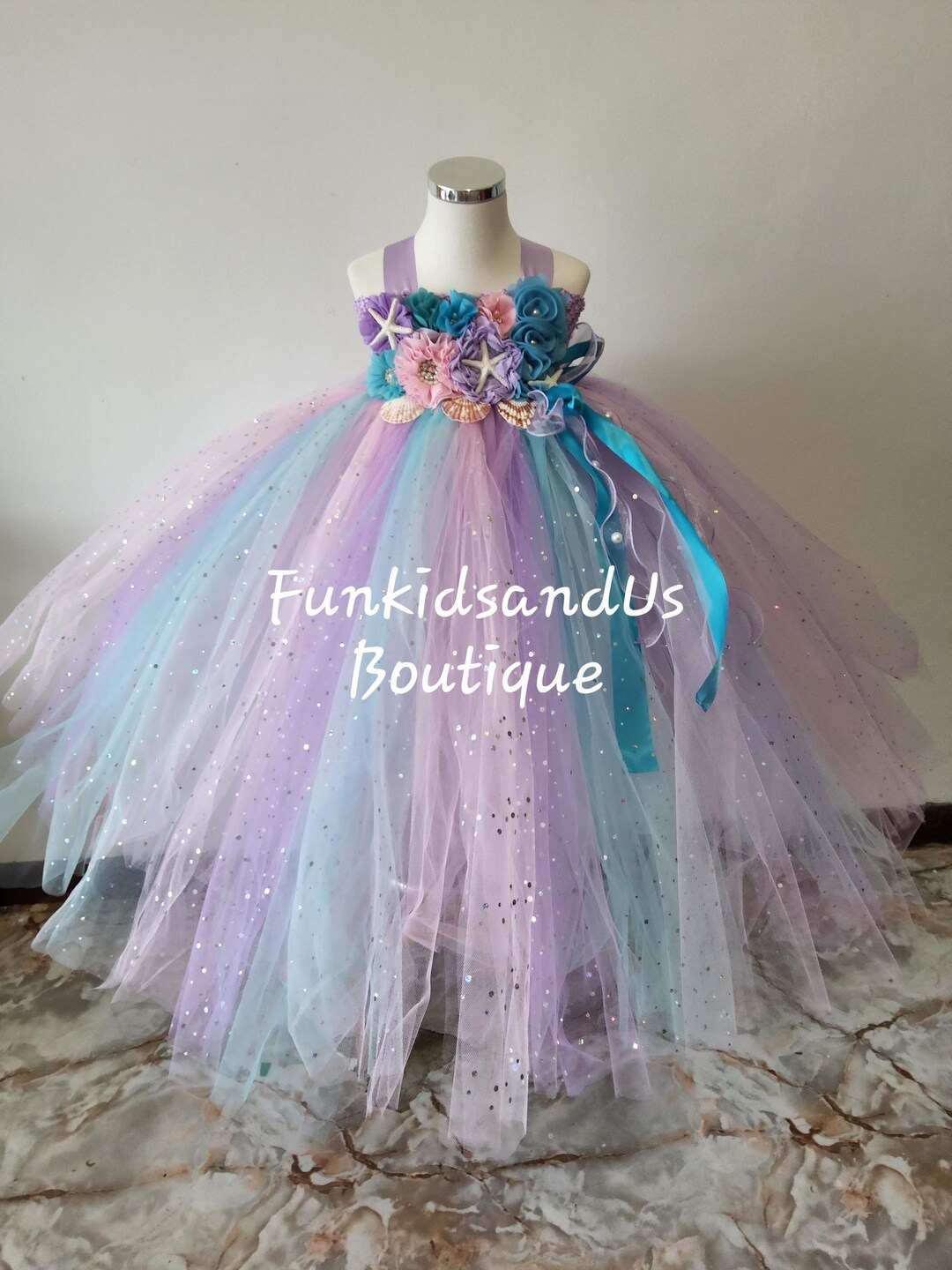 Sparkling Mermaid Tank Tutu Dress