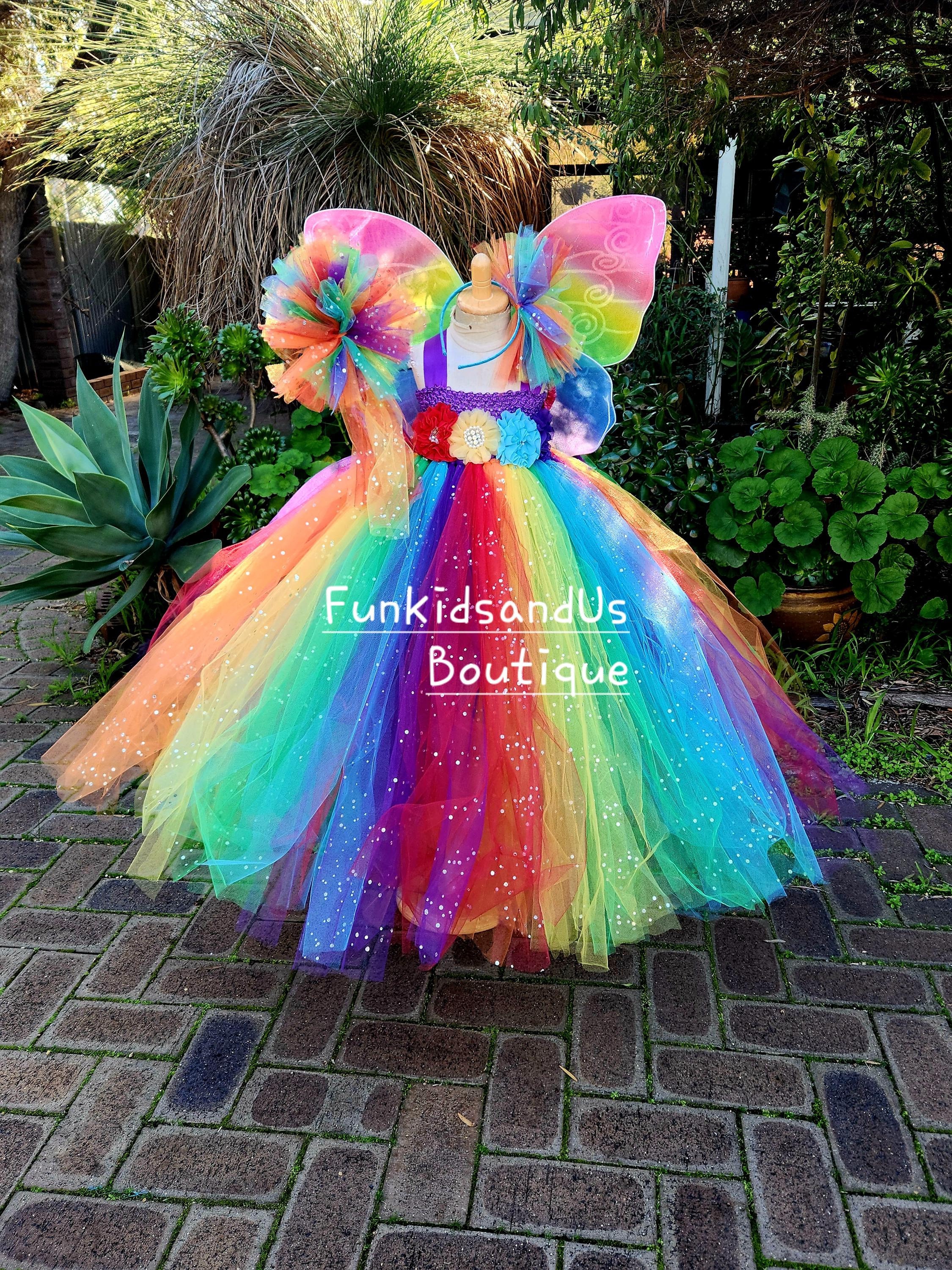 Tutu Vestiti Di Carnevale Arcobaleno Caramella Vestito Carnevale