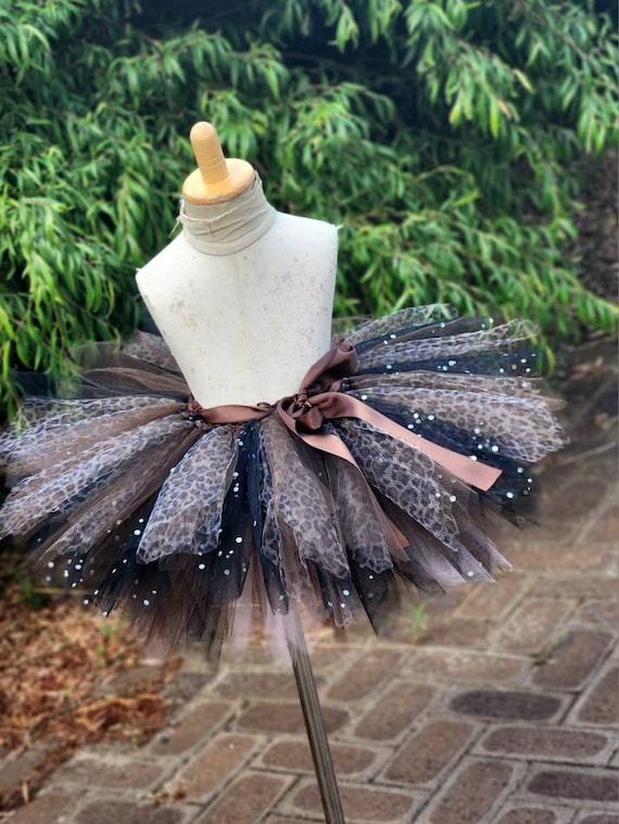 Tutu Vestito Bambina Leopardato Tutu Costume Leopardato Neonata