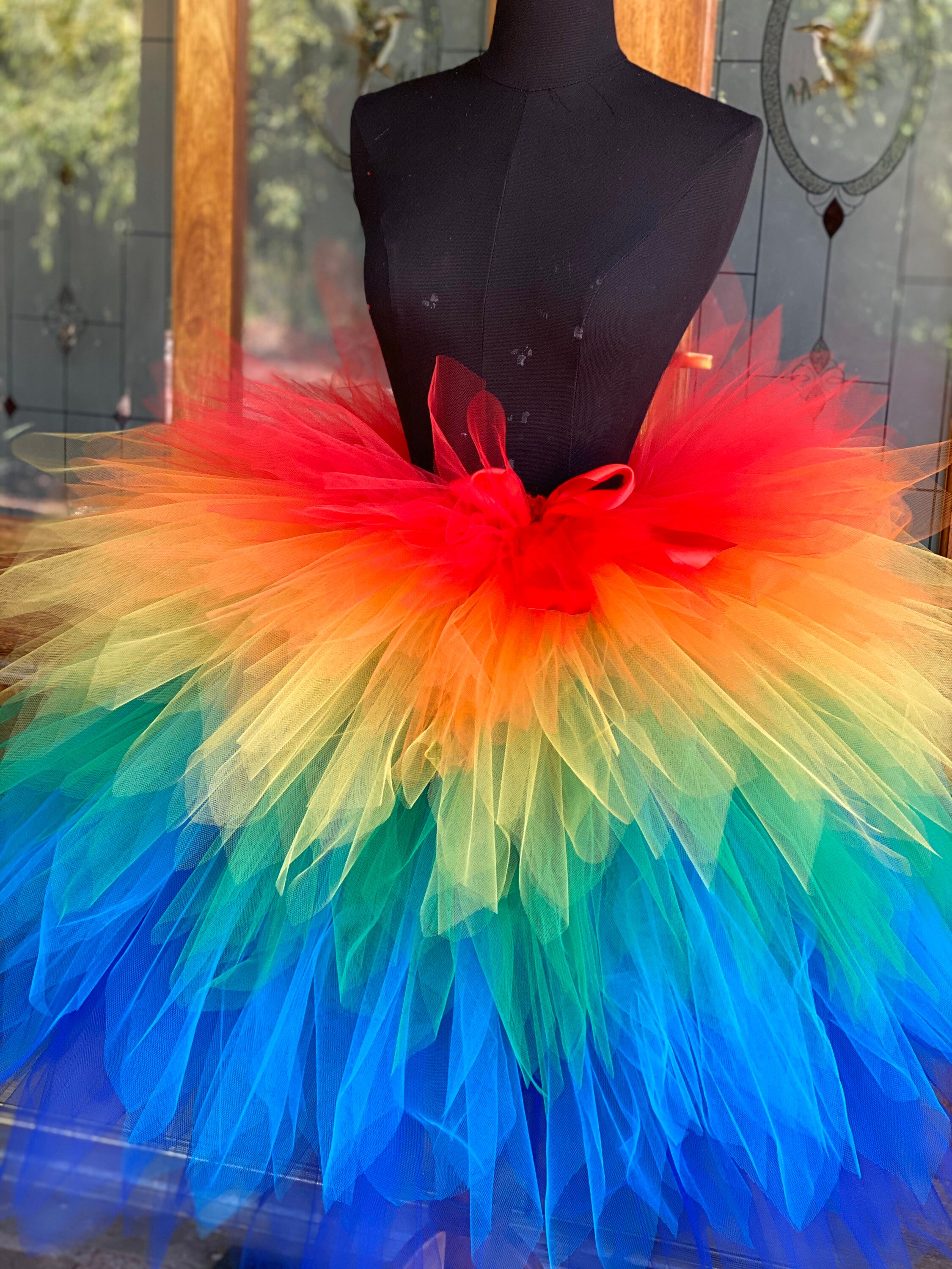 Gonna tutù in tulle da donna gonna in tulle elastico rave, corta gonna a rete multistrato per carnevale per adulti retrò principessa costume da festa, blu cielo, S Gonna tutù in tulle da donna gonna in tulle elastico rave, corta gonna a rete multistrato per carnevale per adulti retrò principessa costume da festa, blu cielo, S