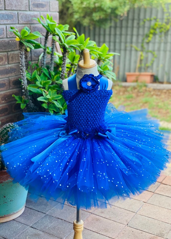 Activeren Netelig Verzending Glittery Royal Blue Tutu Dress knee Length Baby Tutu-royal - Etsy