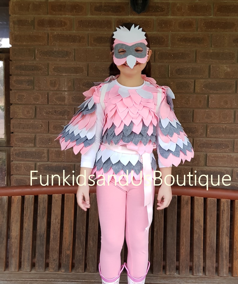 Pink Parrot Costume Galah Bird Costume Bird Costume Kids | Etsy