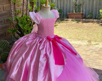 Vestido de princesa rosa inspirado en Tutu Vestido de - Etsy