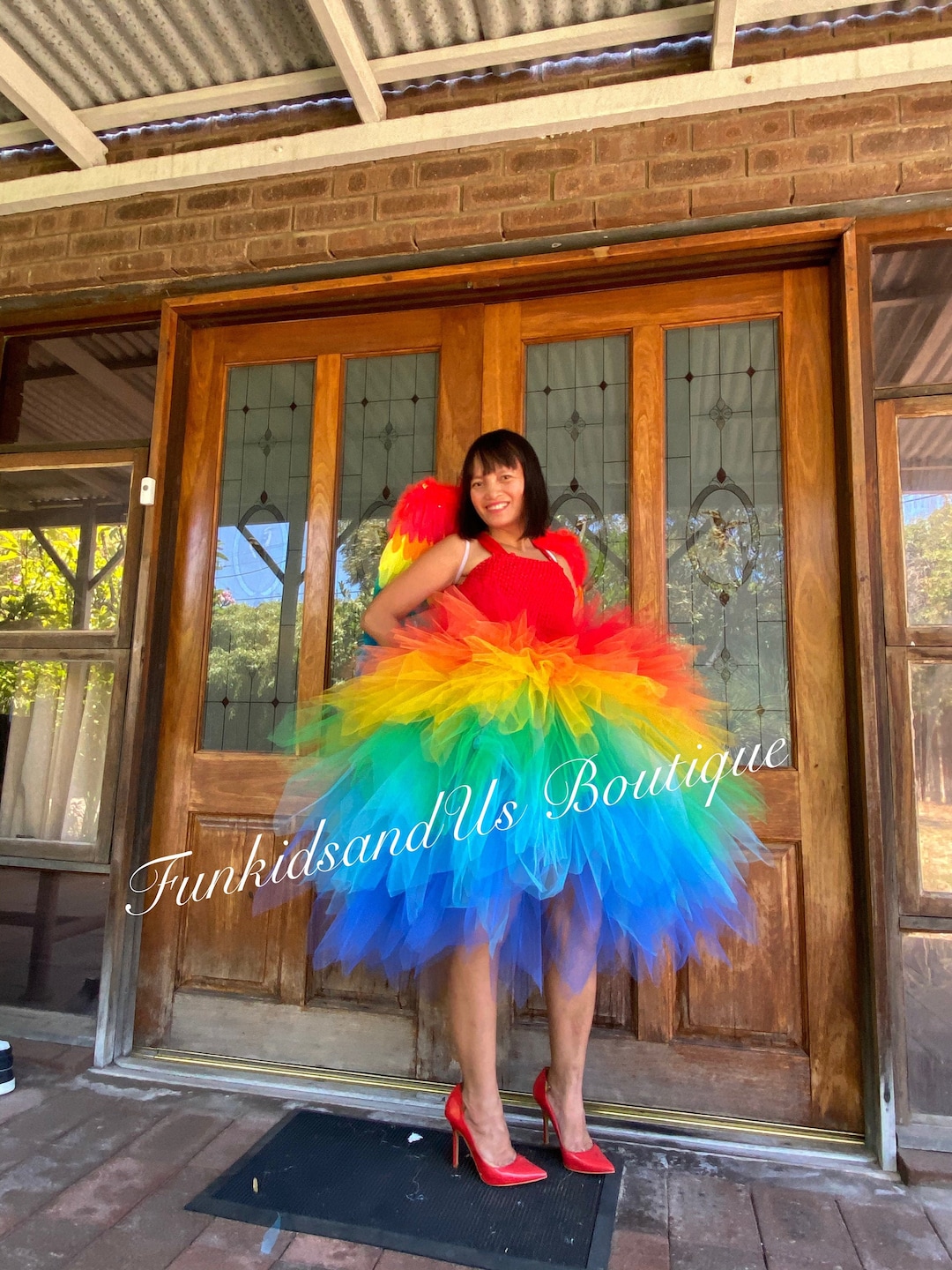 Dress Gonna Arcobaleno Tulle Gonne Gonna Arcobaleno Bimba Tulle