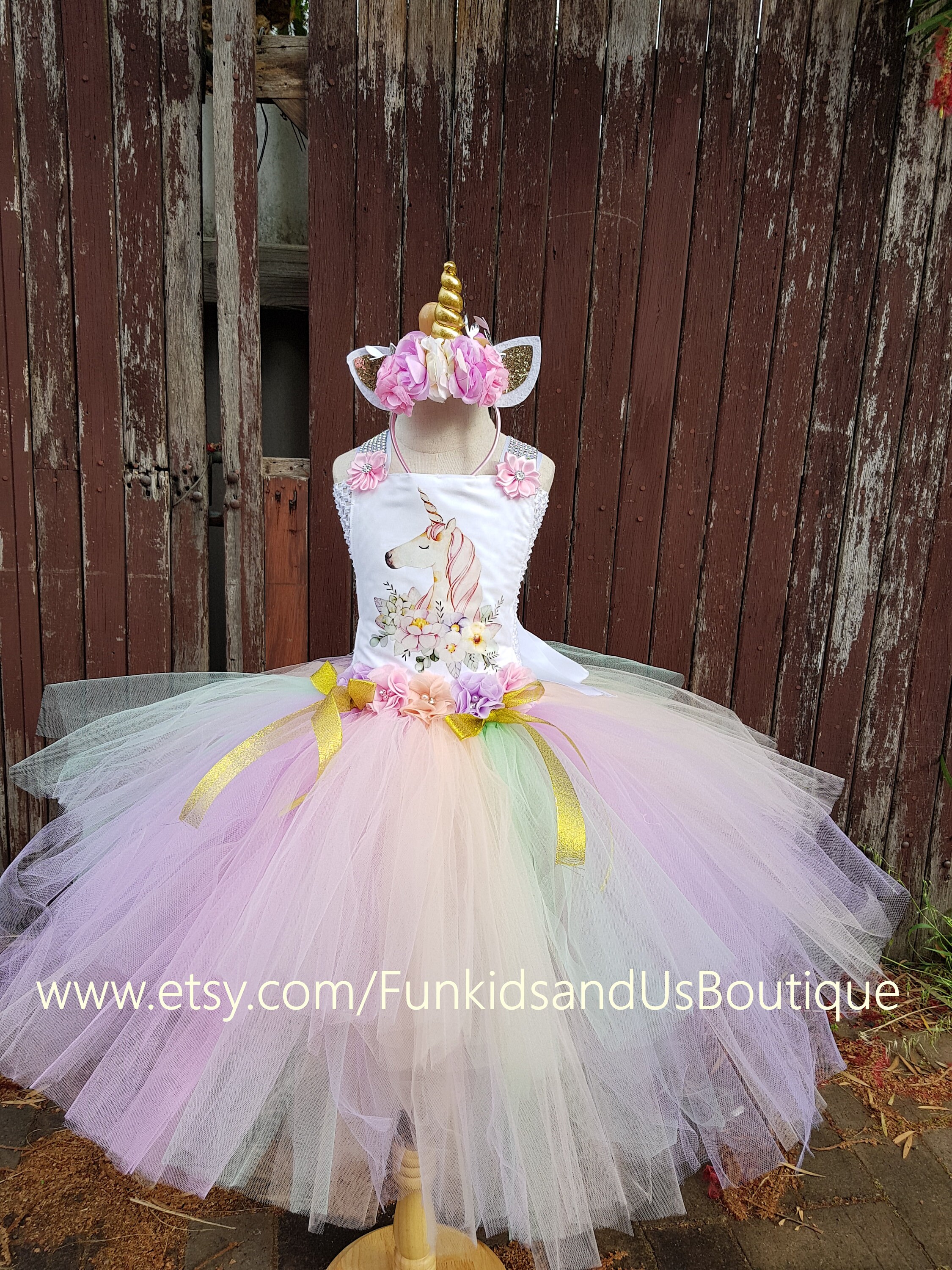 Unicorn Tutu Dresses Birthday Girl Unicorn Dress First Birthday