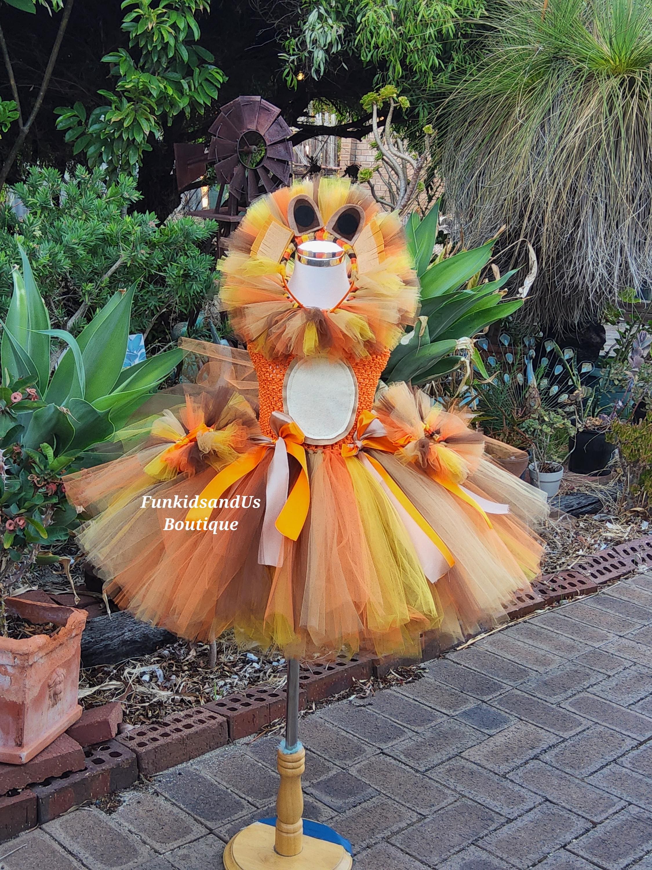 lion king theme birthday dress Handmade Tutu with Mane: Jungle Costume Mens Chandler Mid Calf hollywoodland dress Back Style:Lace up on designwith select styles