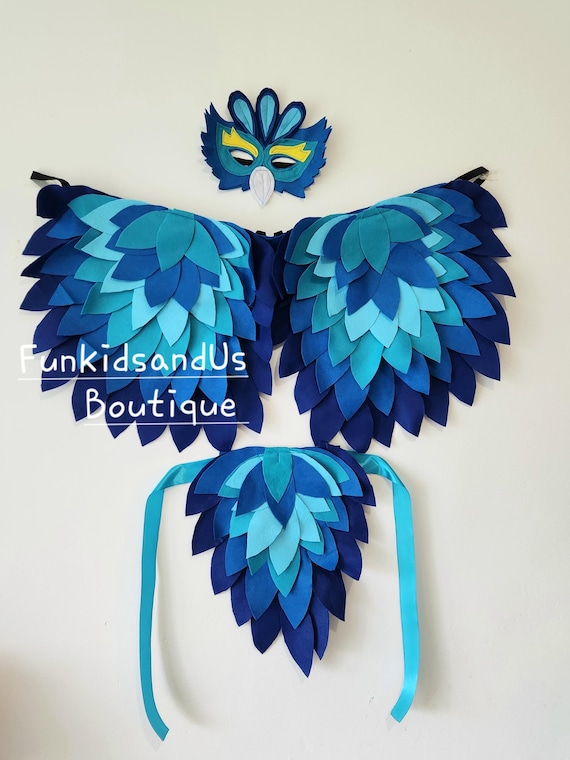 Gufo Bambino Vestito Di Carnevale Da Gufo Maschera Pappagallo