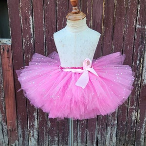 Pink Tutu - Tutu Skirt -  fresh pink glitter Tutu Skirt - sparkly Baby Tutu - sparkle tutu-  baby skirt - baby skirt