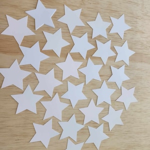 Star shape Cardstock - Star Paper Cardstock -3.5 inches  Star die cut cardstock -20pcs