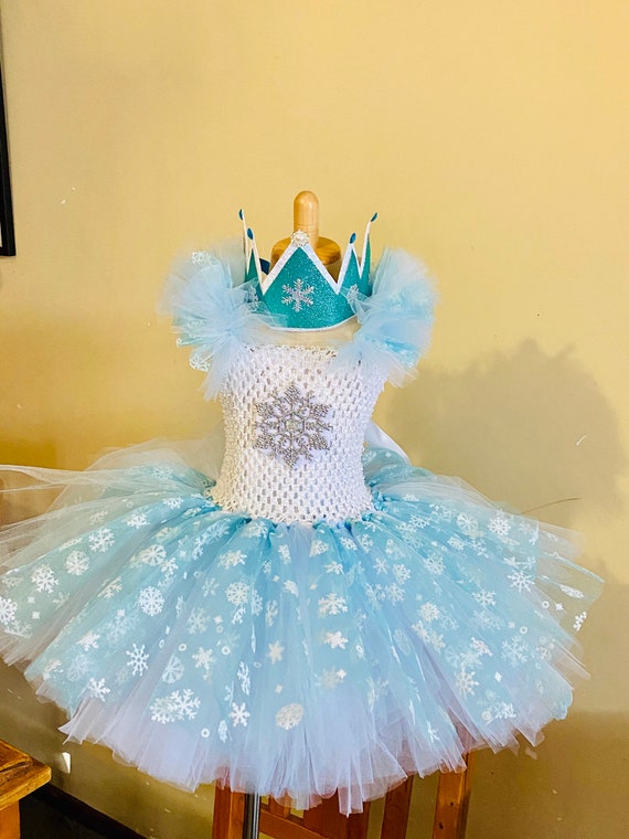 Blue snowflake dress online