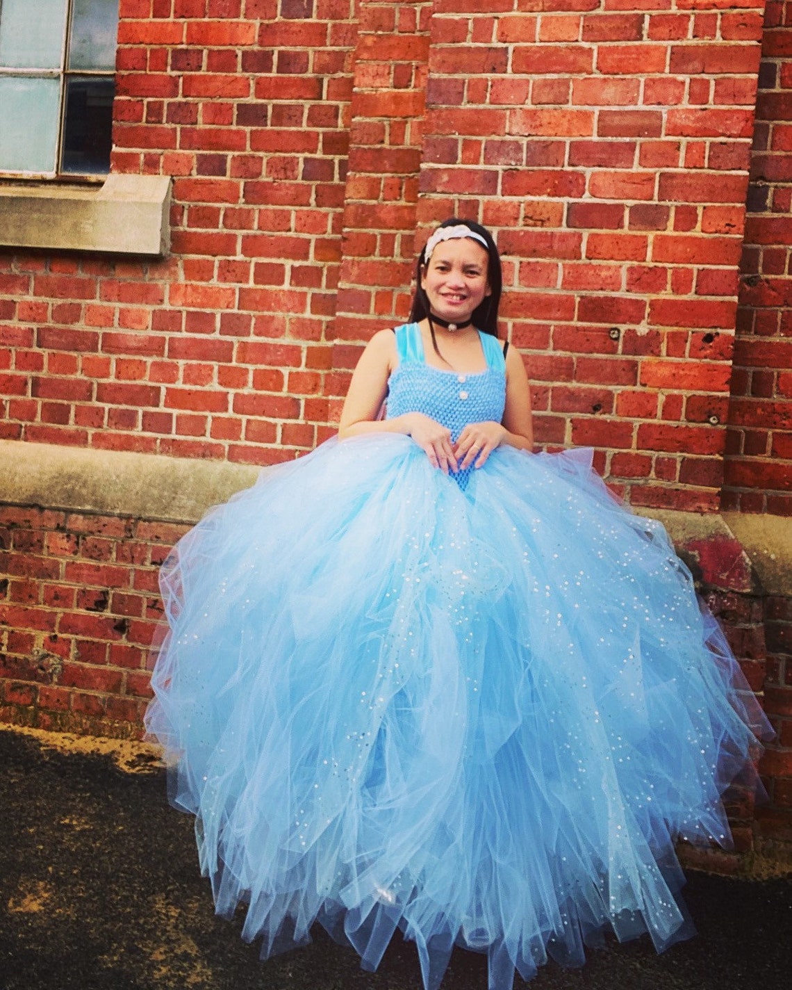 Light Blue Adult Tutu Ball Gown Adult Tutu Cinderella Etsy