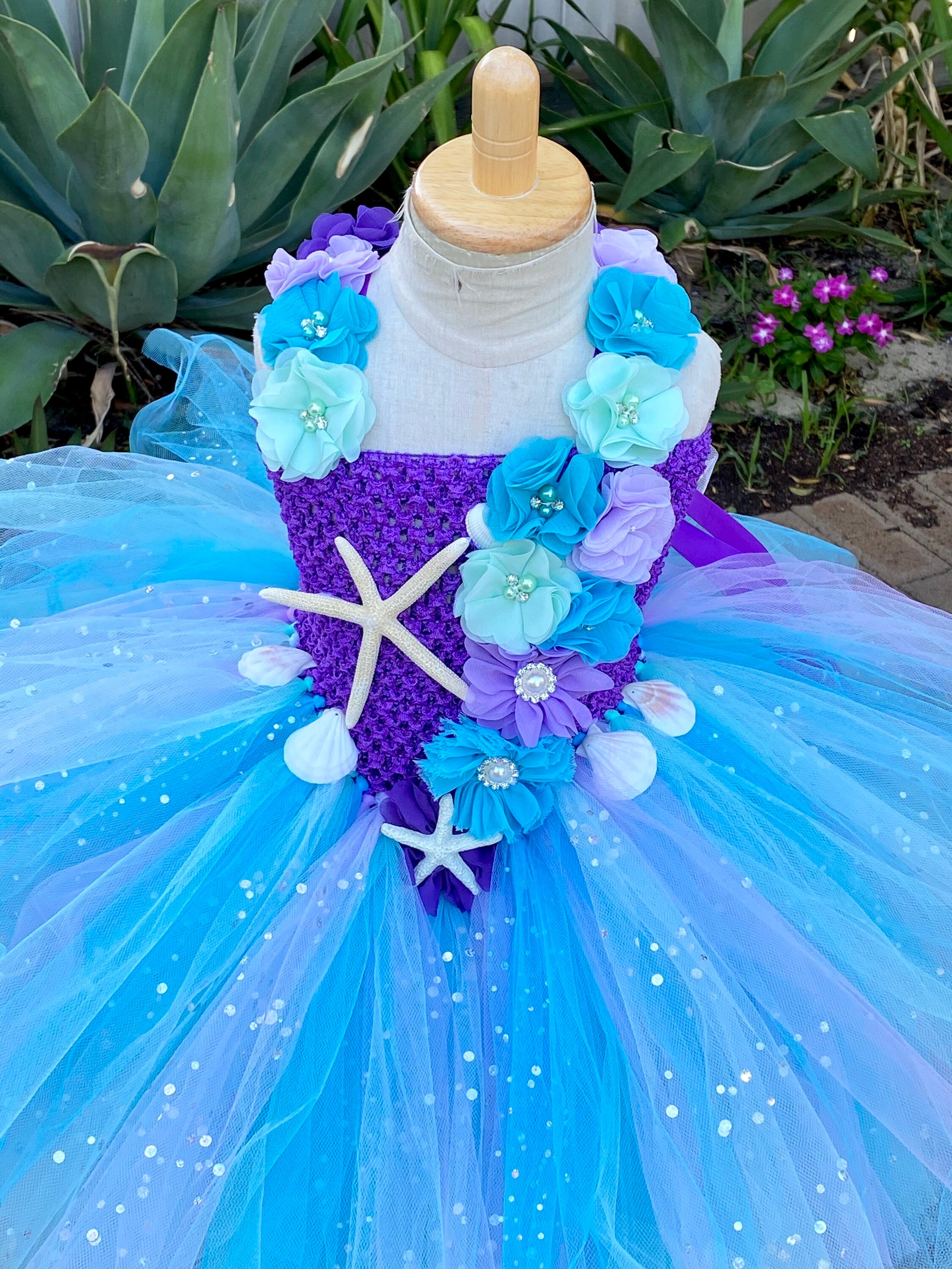 Sea Mermaid Tutu Dress Mermaid Birthday 