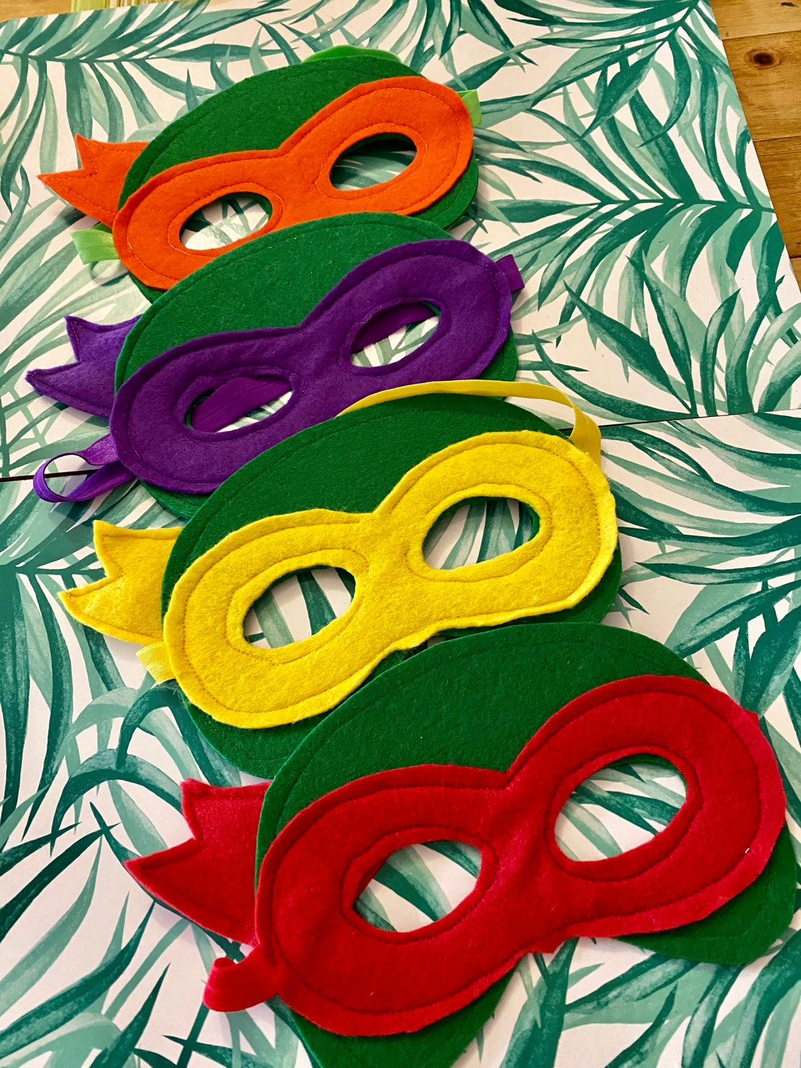 Ninja turtle Mask Ninja turtle inspired kids Mask Ninja | Etsy