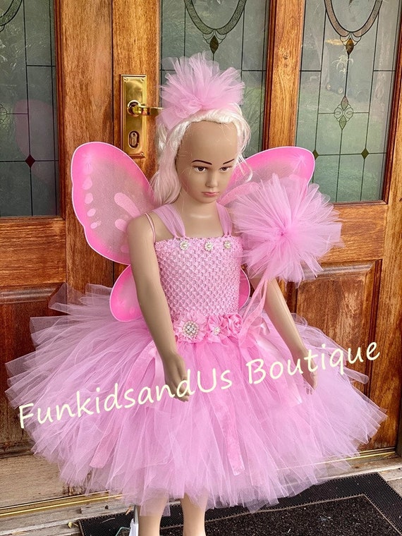 Pink Fairy Tutu Dress Fairy Birthday 