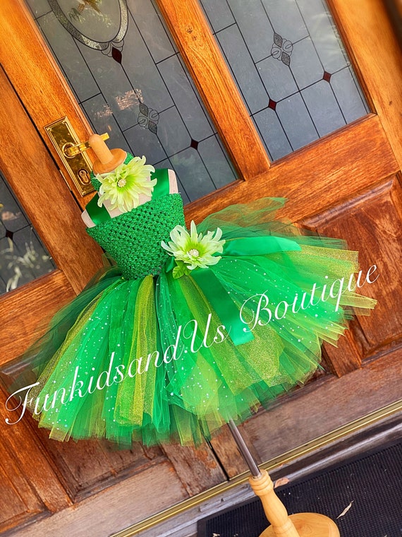 Fairy Tutu Dress Fairy Dress Girl Tutu Dress Green Glitter Tulle Fairy Tutu Dress Green Woodland Fairy Tutu Dress Etsy Canada