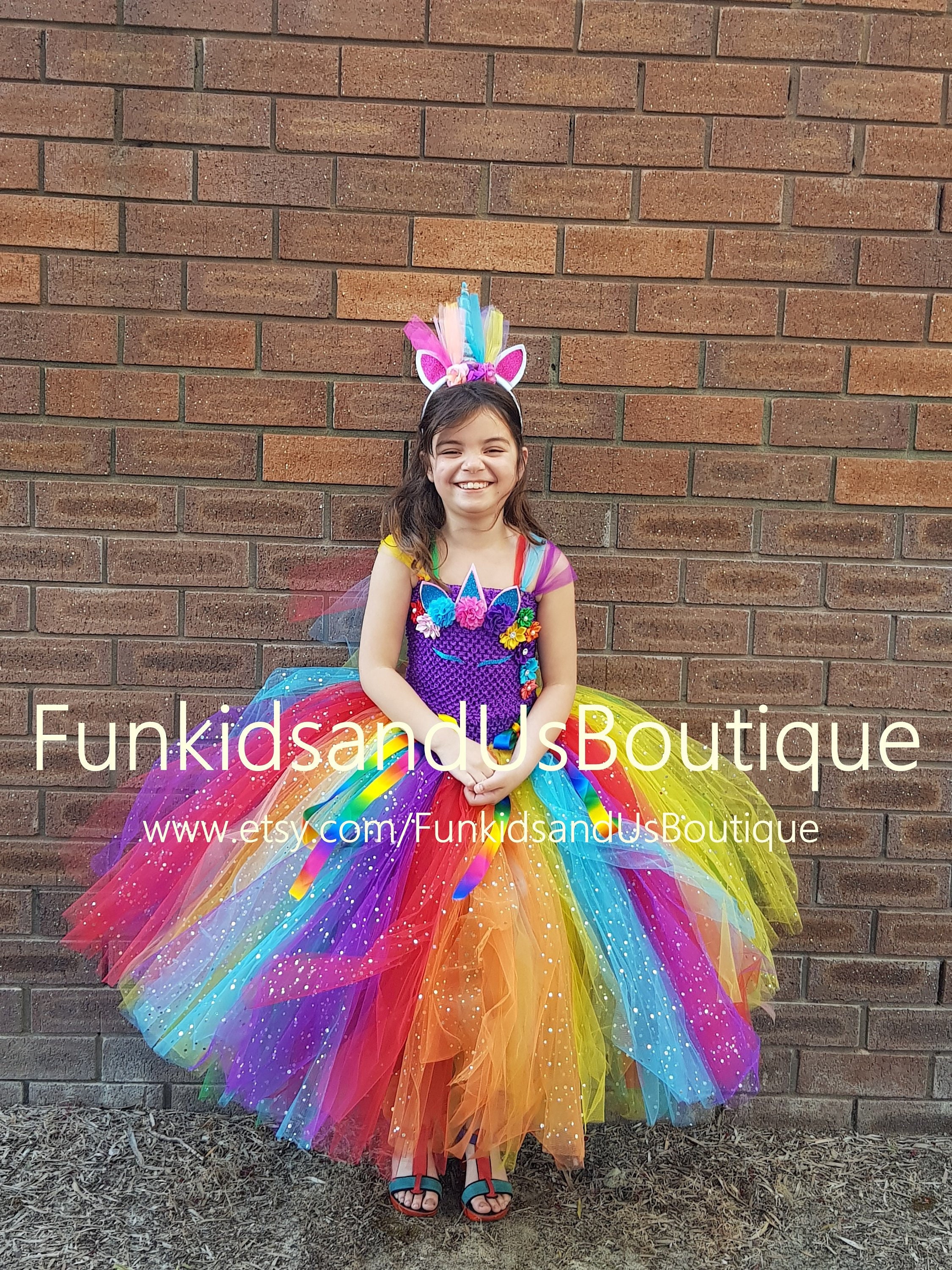 Vestido unicornios - Etsy México Vestido unicornios - Etsy México