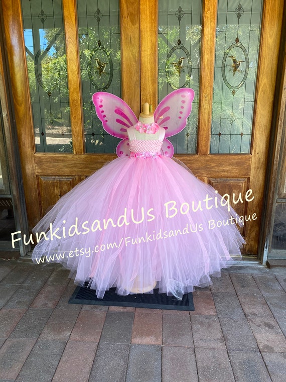 Girls Evil Dark Fairy Witch Tutu Dress with Horns and Wings | Unilovers