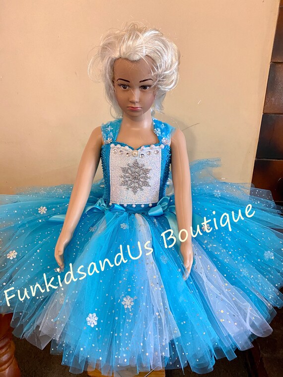 blue dress for baby girl Winter Wonderland Fairy Tutu Dress – outoftheboxlocks