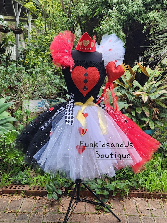 open lace back dress Toddler Queen of Hearts Costume Girls 2t-3t main image 0