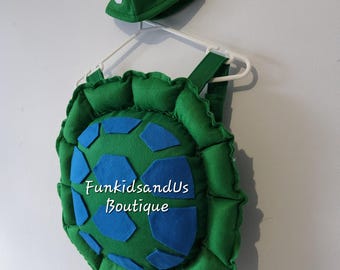 Set De Disfraz De Tortuga Para Bebé – Gorro Y Capa De Punto, Suave Y Cómodo, Ideal Para Sesión De Fotos De Recién Nacida